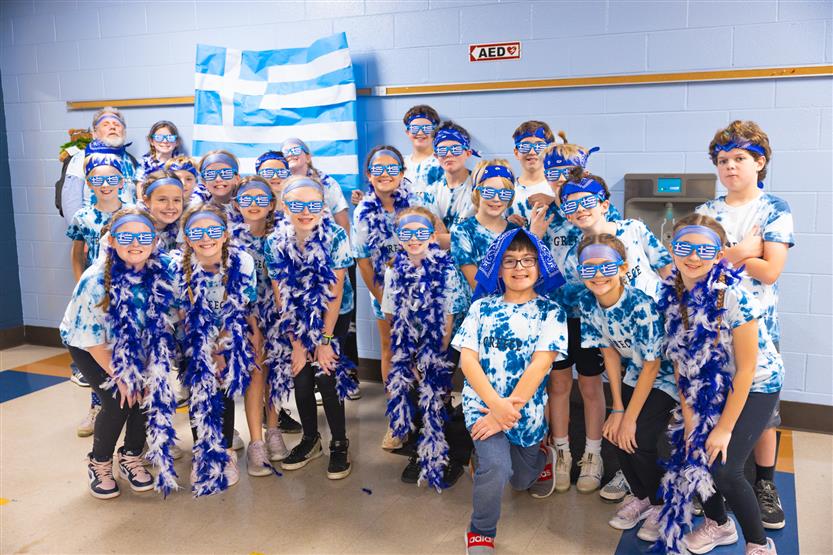 Scales Elementary students in the Fifth Grade Winter Olympics